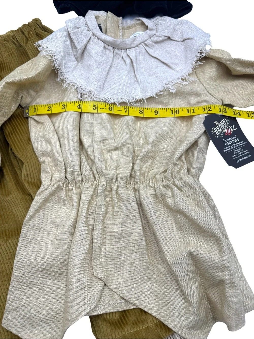 Pottery Barn Kids Wizard of Oz Scarecrow Halloween Costume 3 Pc Set Size 4-6